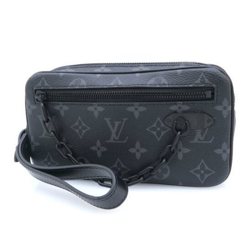 Louis Vuitton Monogram Eclipse Black Pochette Vol… - image 1